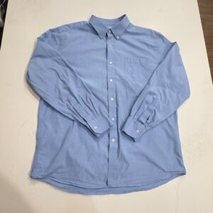 Southern Tide Mens XL Classic Fit Button Down Shirt Light Blue Cotton Oxford